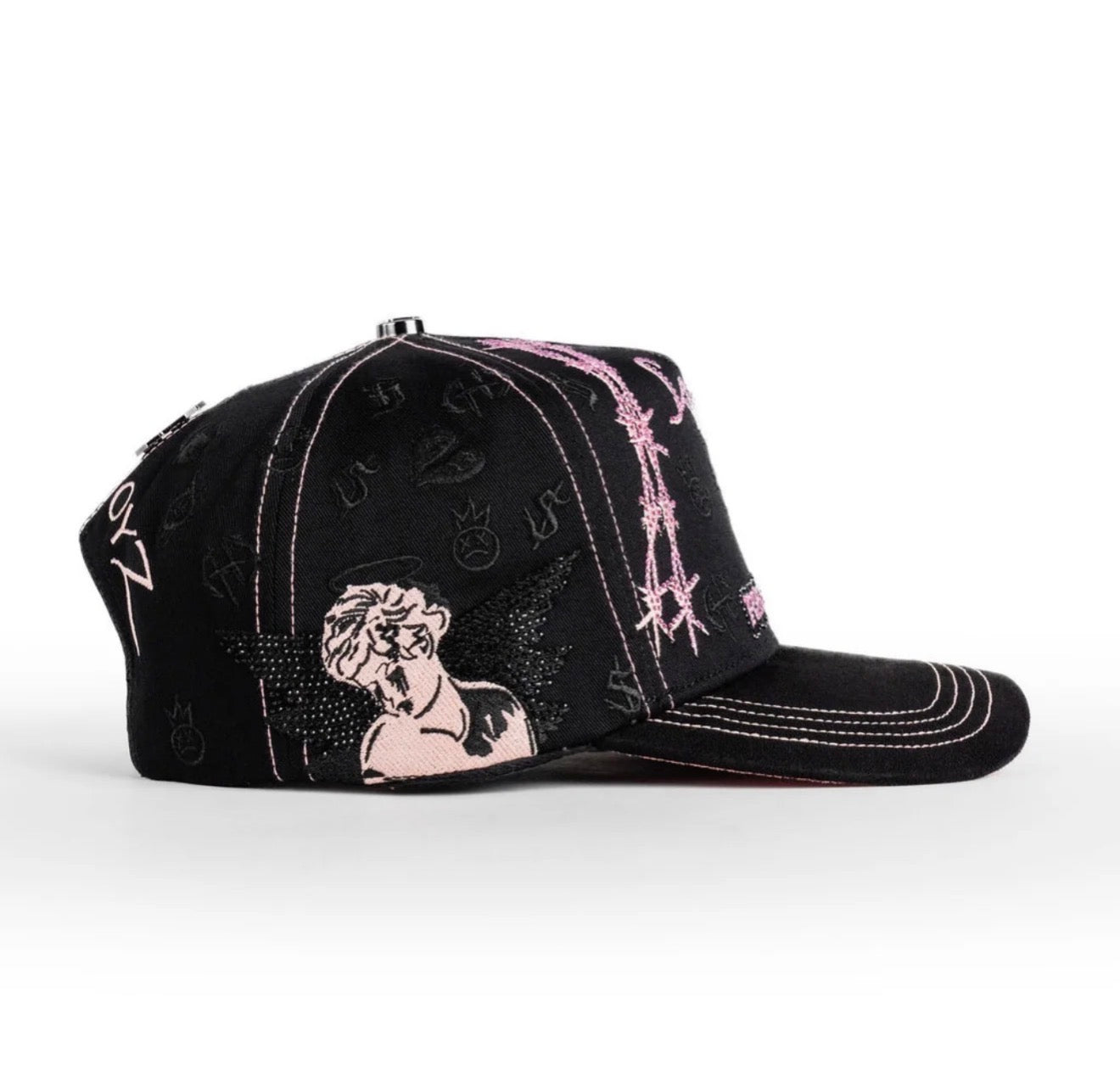 Sad Boyz crystal blk pink