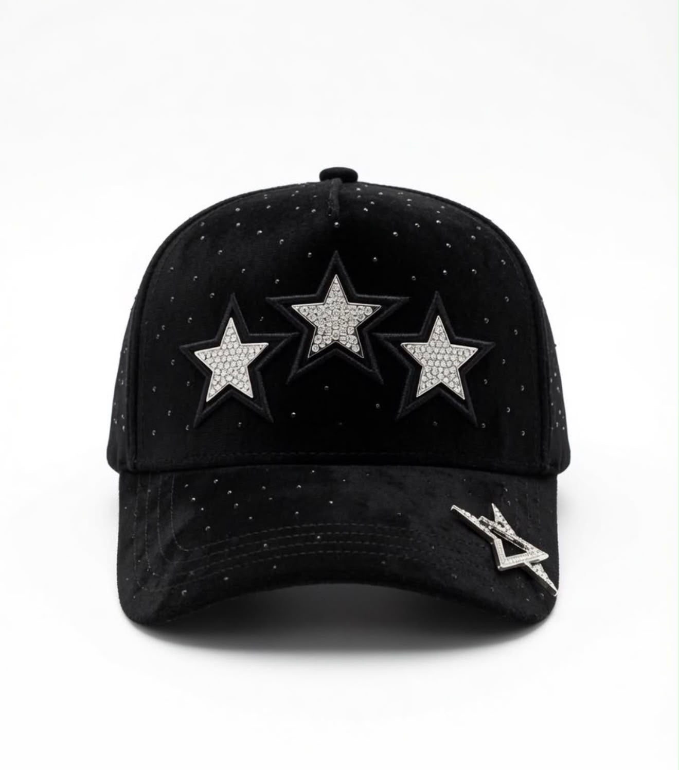 3 star BlK silver