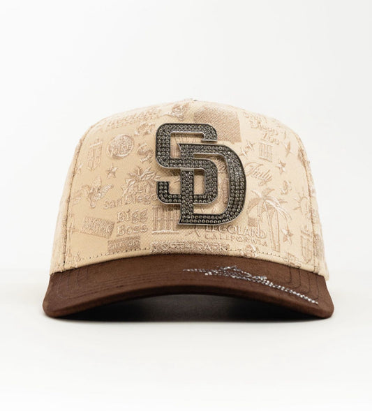 SD Crystal Beige Snapback