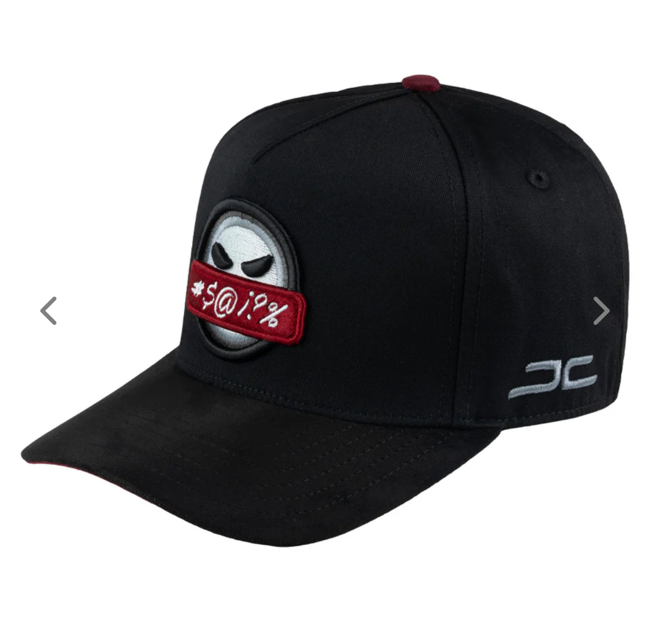 JC HATS Beautiful Disaster Angry BLK
