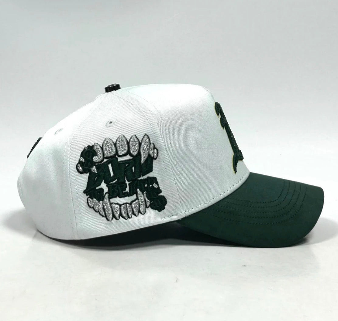 As white green