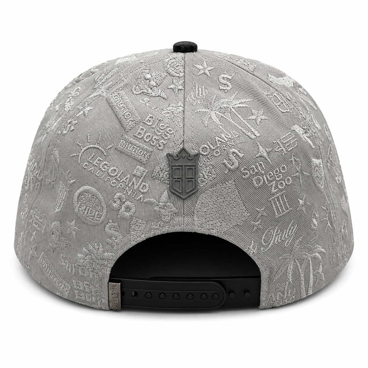 SD Placa Crystal Gray BLK Snapback