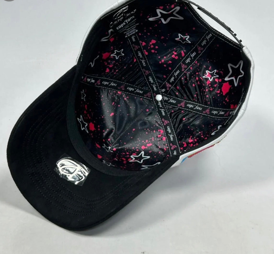 A white BLK pink