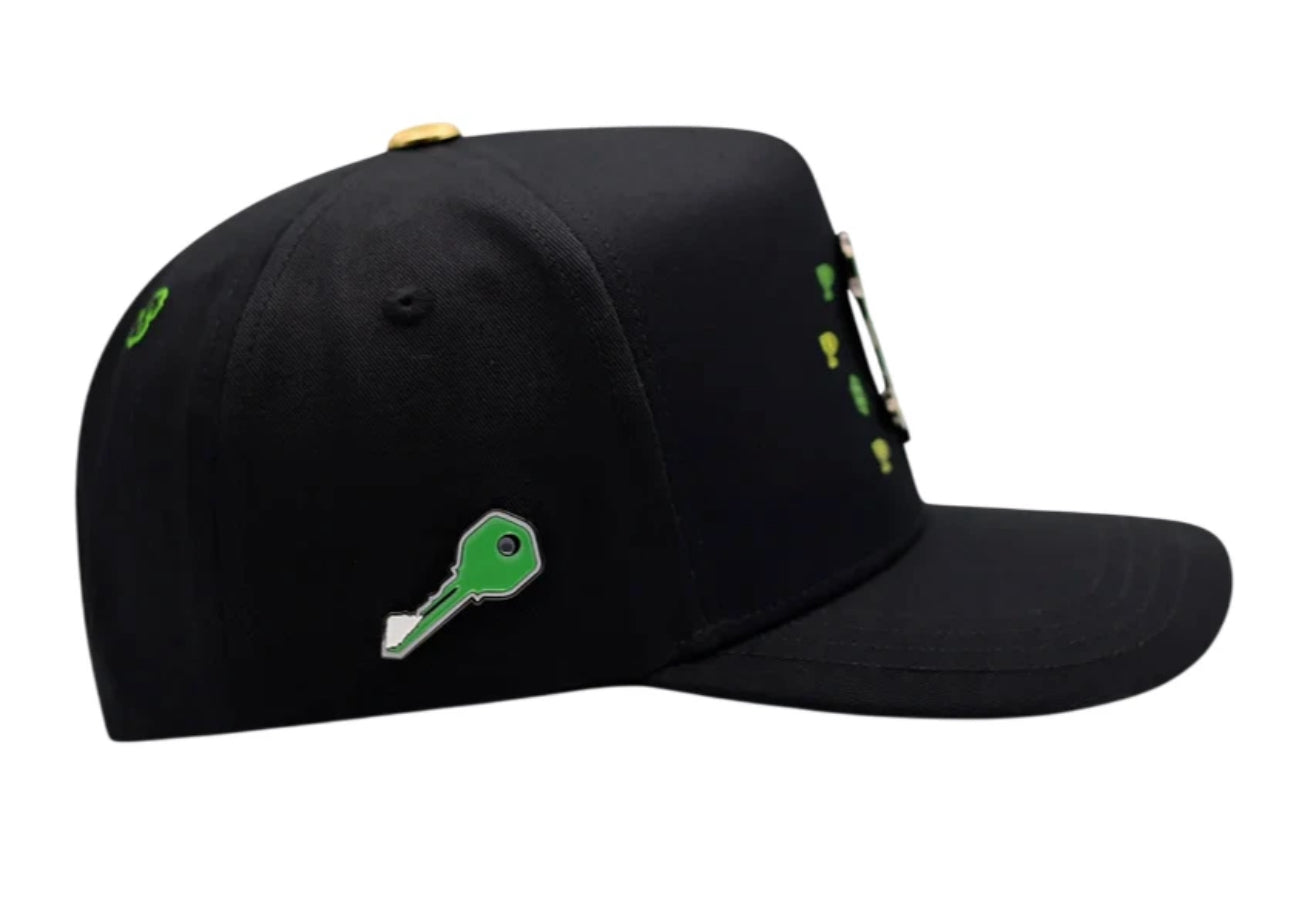 Perico BLK Green SnapBack