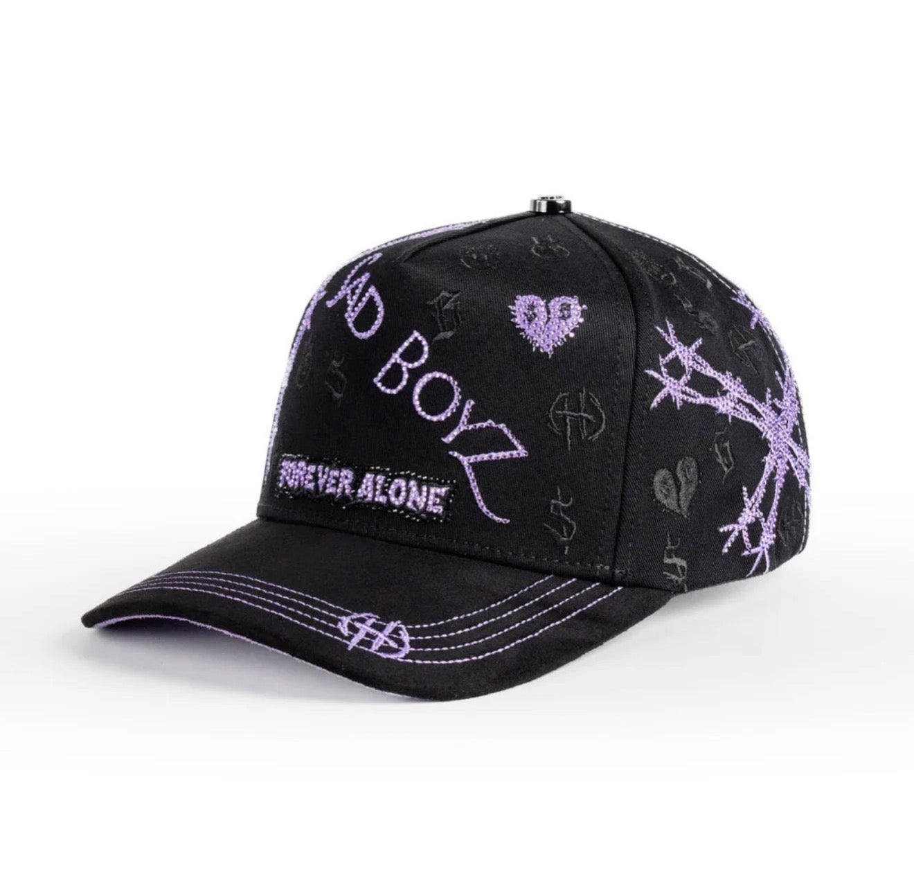 Sad Boyz crystal blk purpple