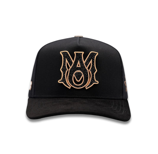 AMR Placa Rose gold Crystal Snapback