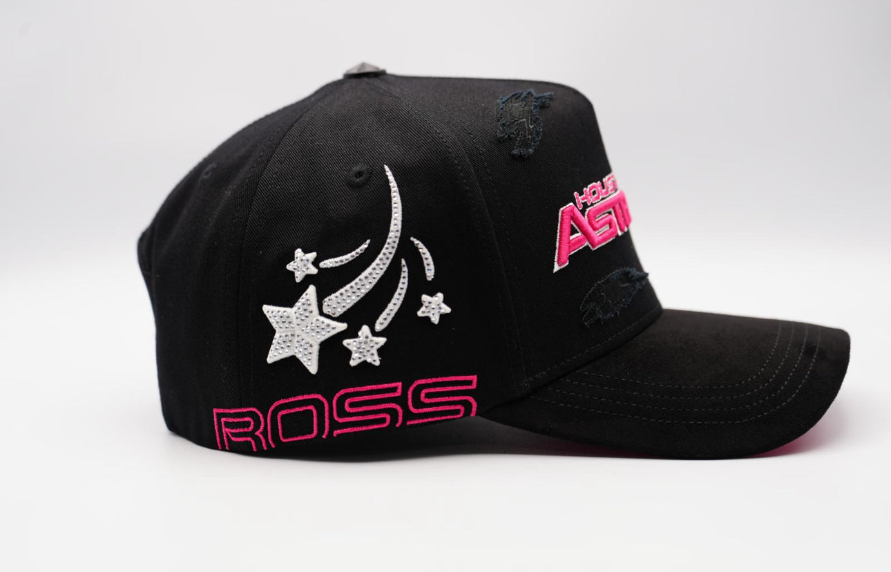 Astros BLK Pink SnapBack
