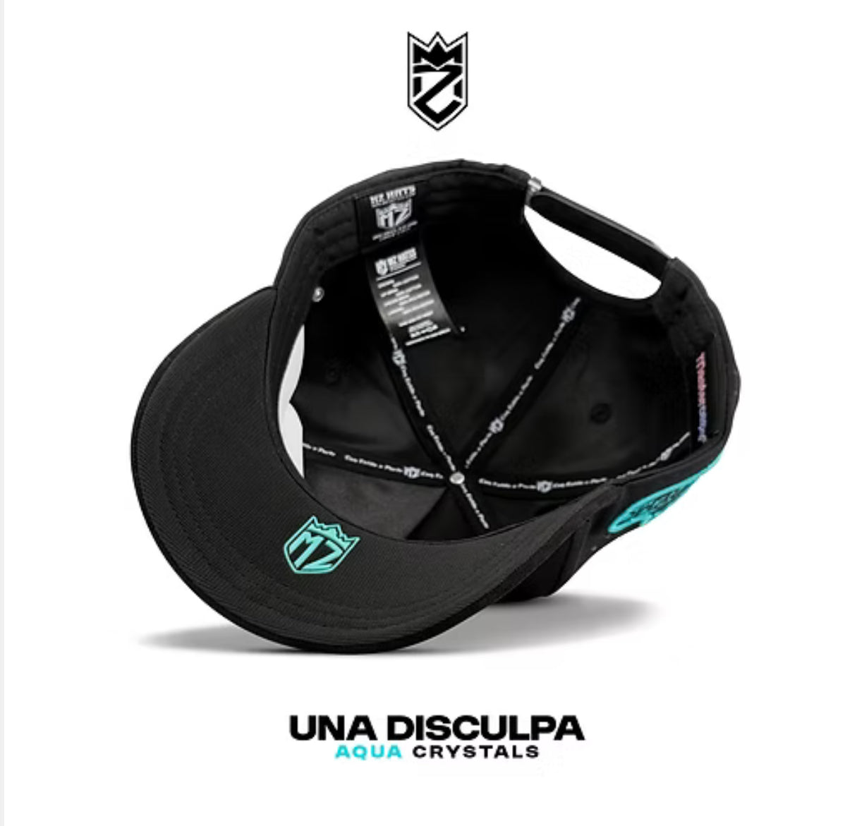 Una Disculpa Para Absolutamente Nadie BLK Aqua Snapback