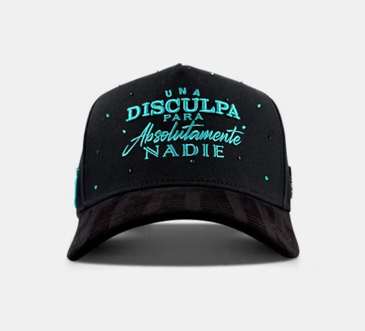Una Disculpa Para Absolutamente Nadie BLK Aqua Snapback