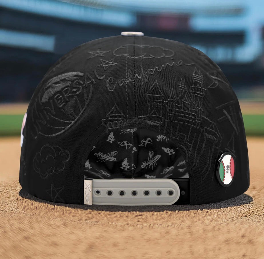 LA Mexico BLK SnapBack
