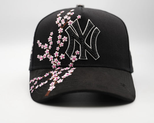 NY Flores Pink BLK