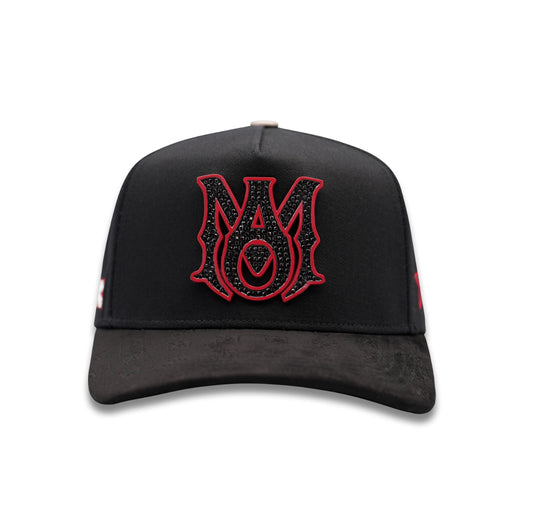 AMR Placa Red with crystal Snapback