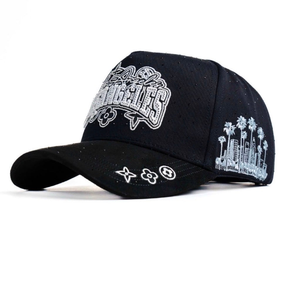 Los Angeles LV BLK white