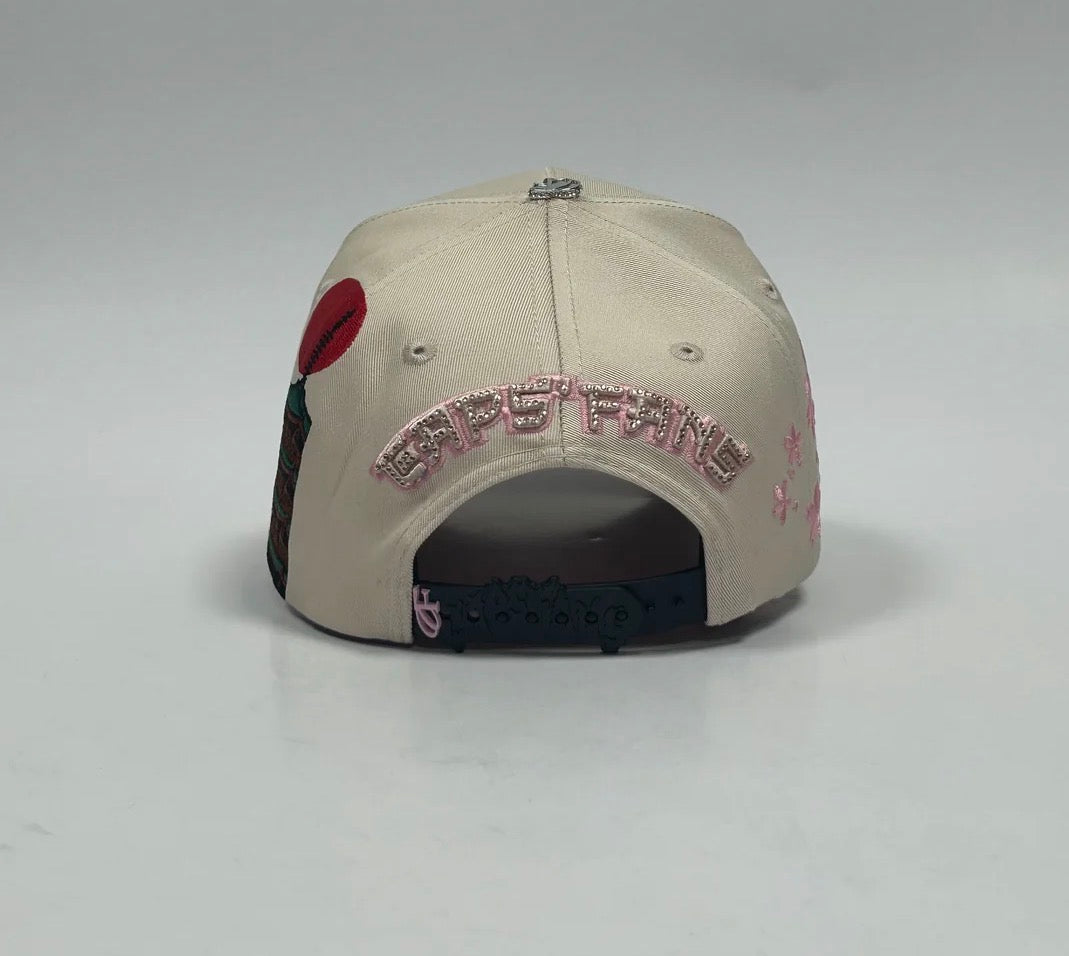 Sakura style cream SnapBack