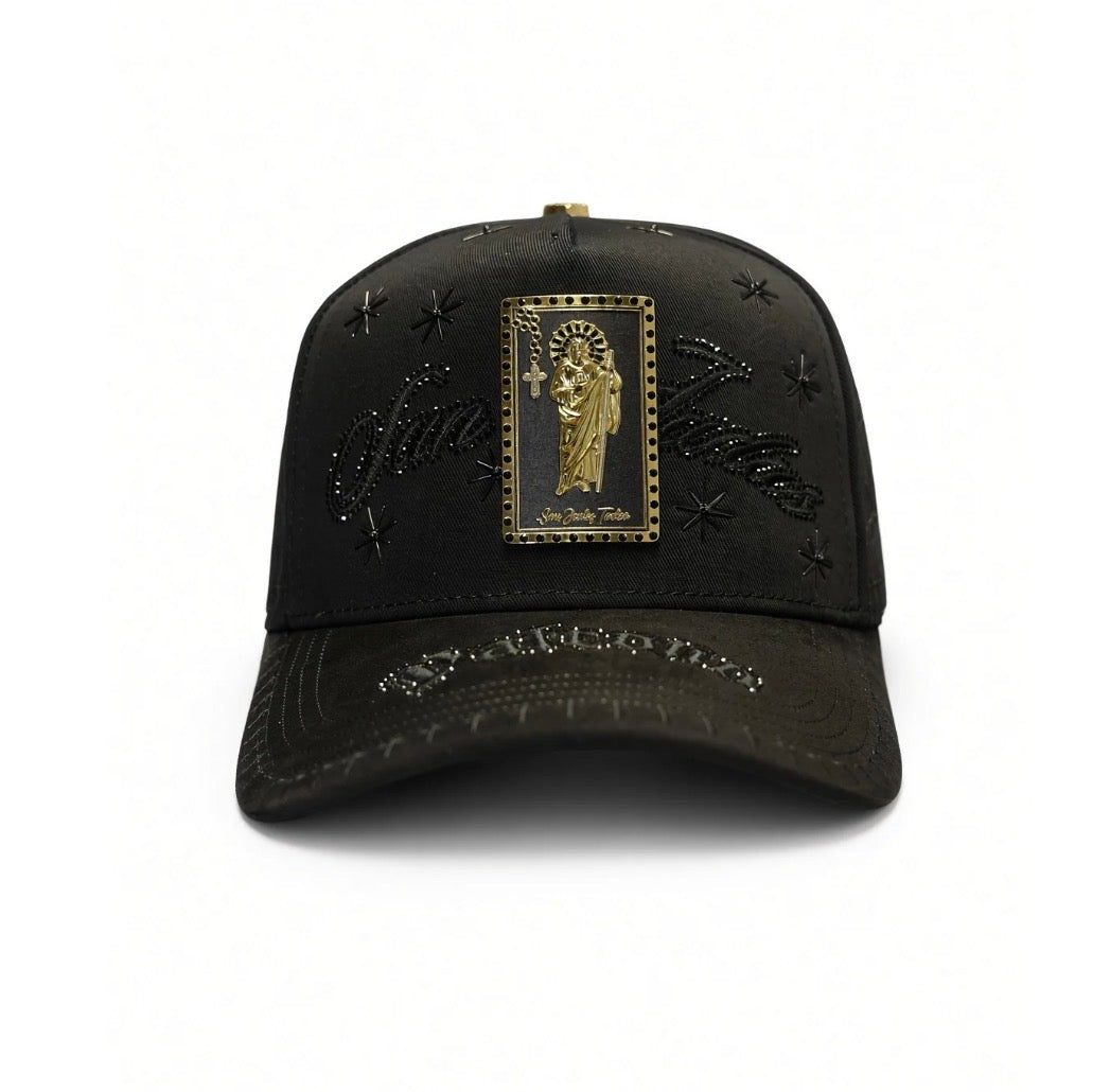 San Judas Placa Gold BLK SnapBack