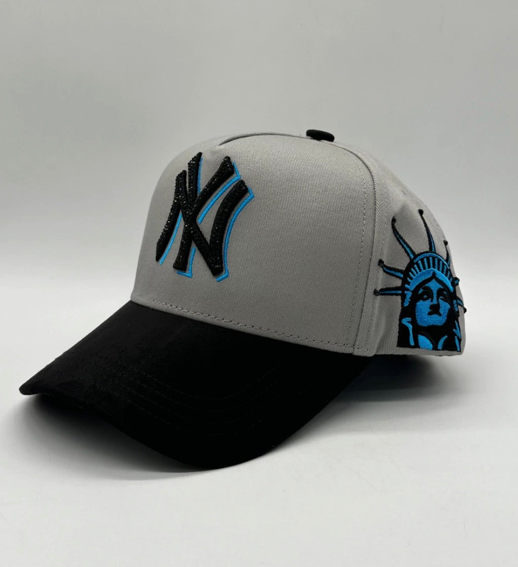 NY GRAY BLUE BLK