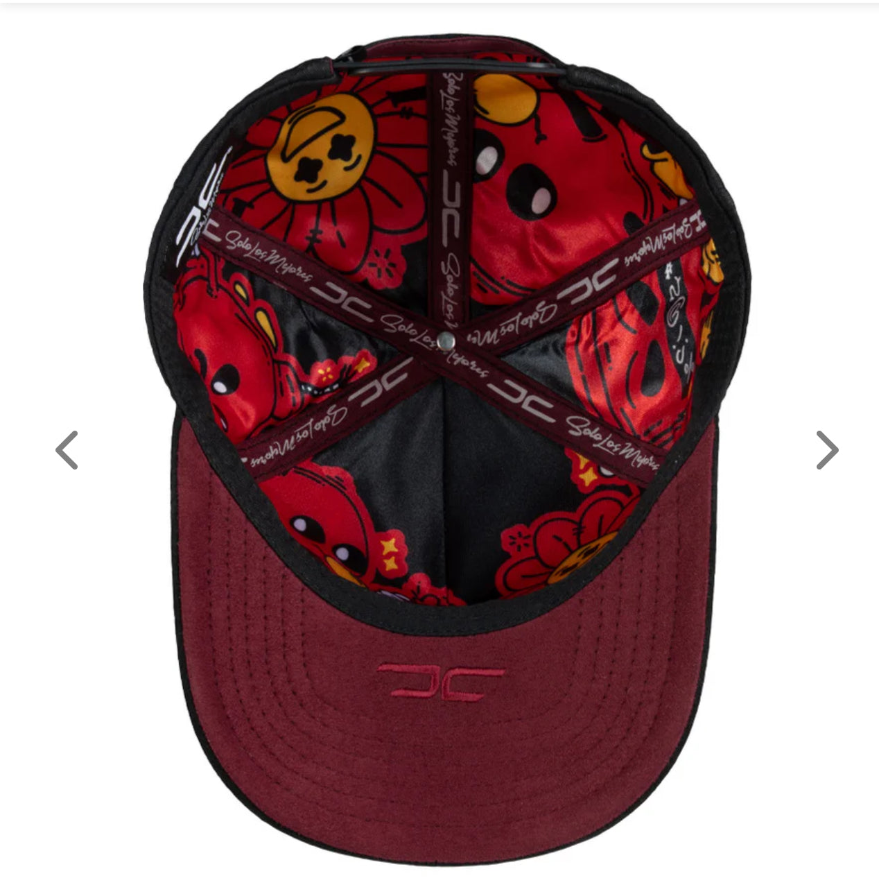 JC HATS Beautiful Disaster Angry BLK