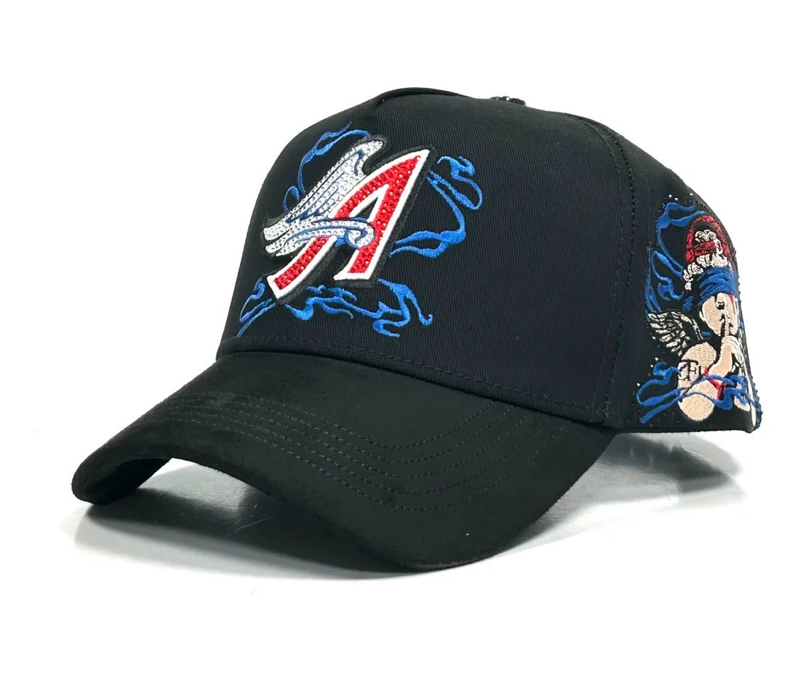 Angels  BLK blue red