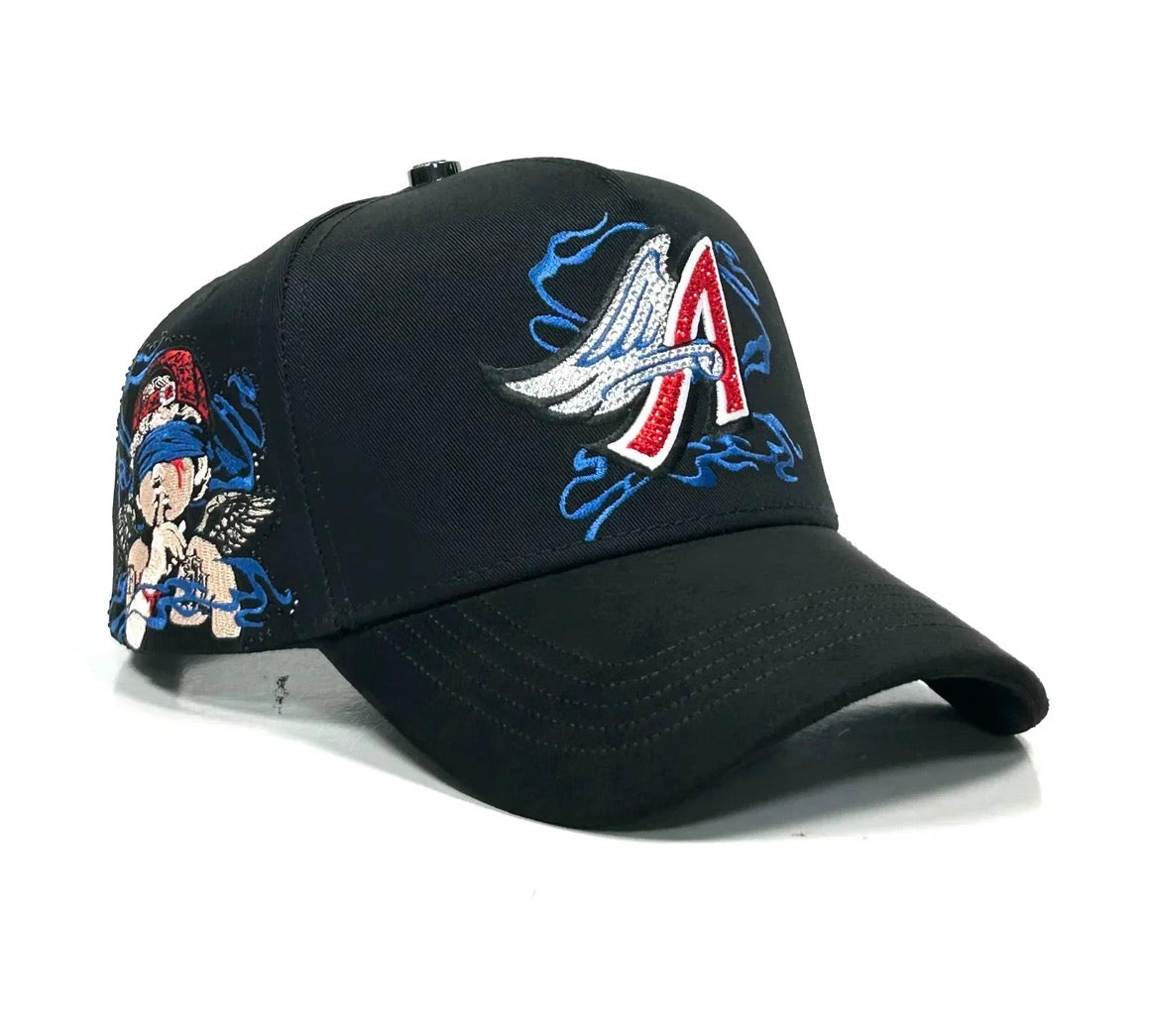 Angels  BLK blue red
