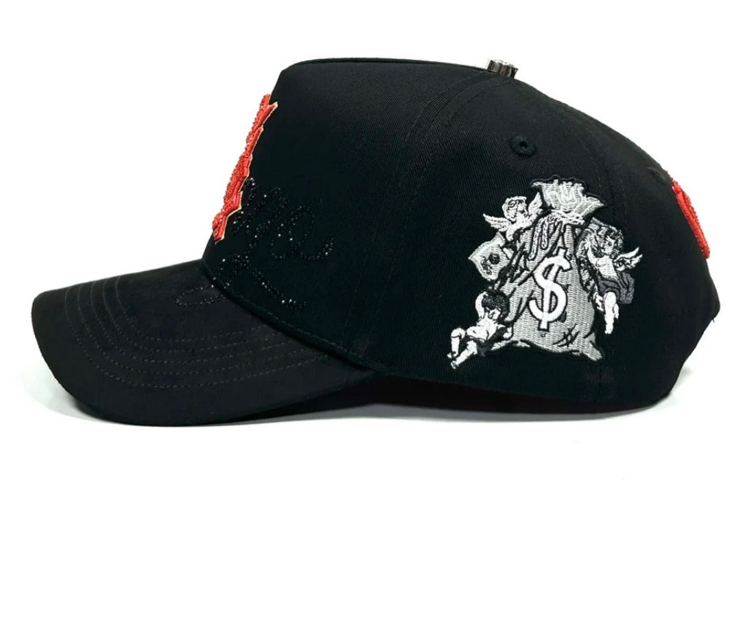 Sox BLK Orange SnapBack