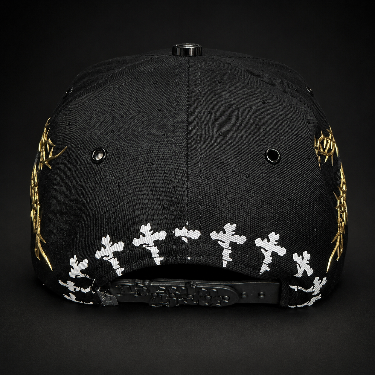 Dios por delante BLK espinas gold
