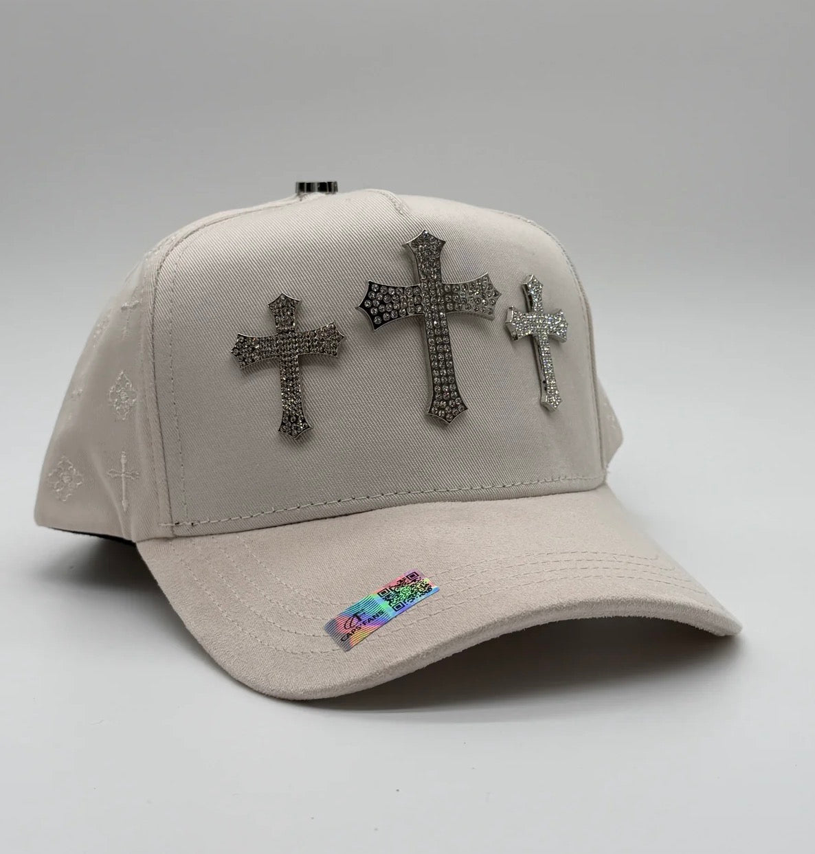 Tres Cruces white silver