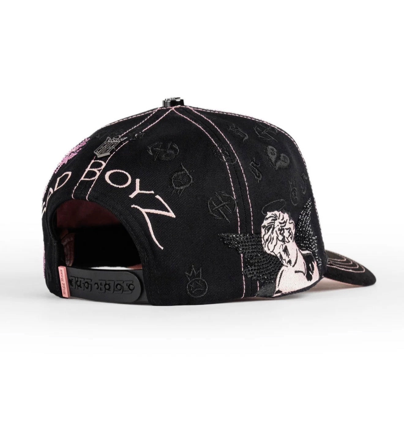 Sad Boyz crystal blk pink