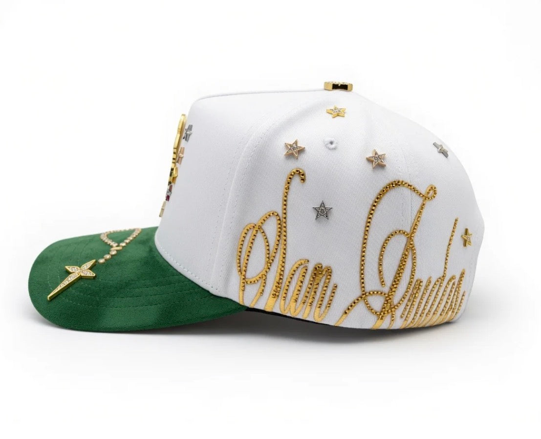 San Judas star white green