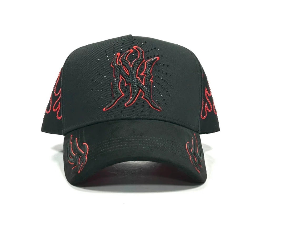 NY Crystal BLK Red