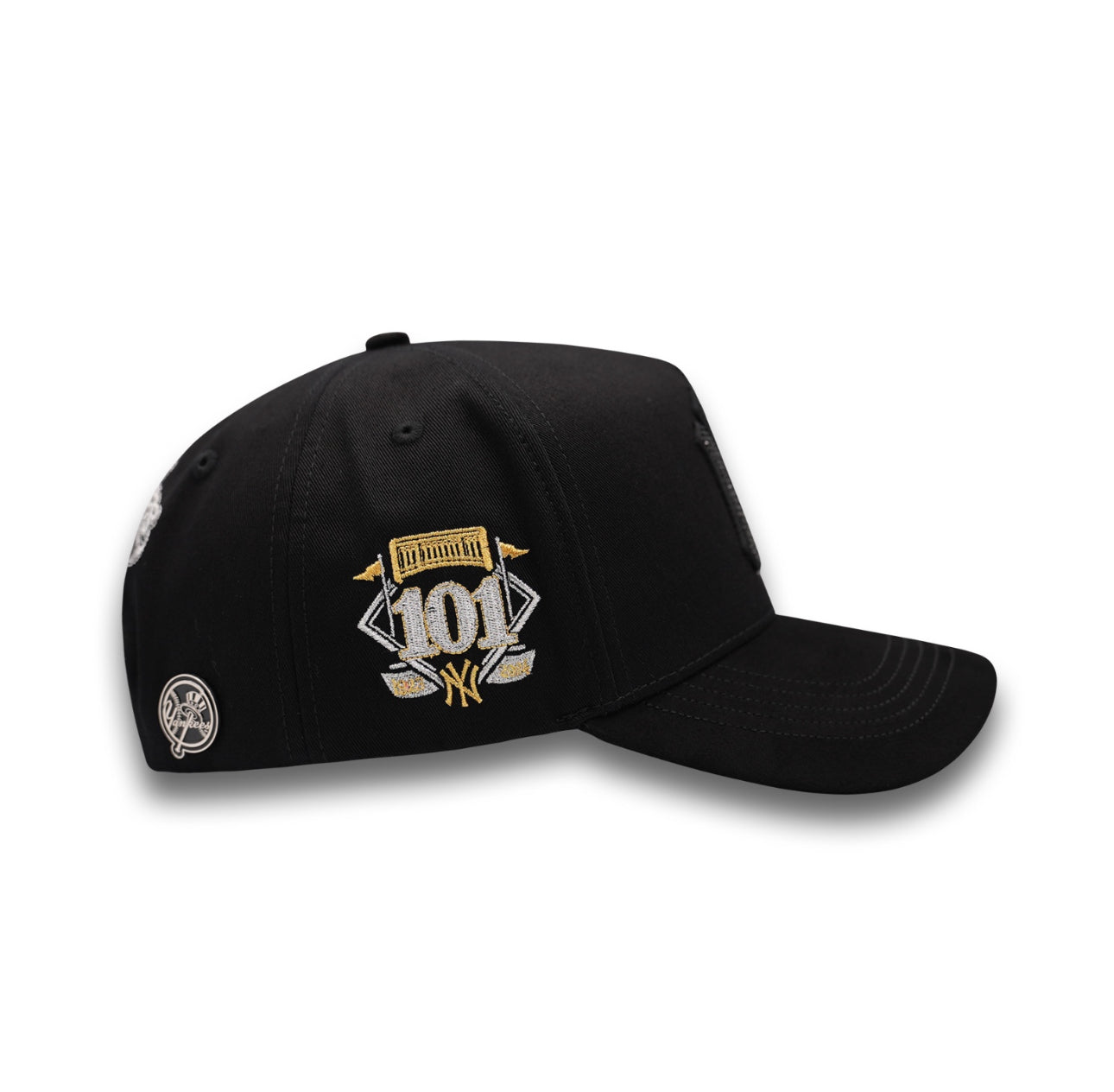 NY SILVER BLACK Snapback