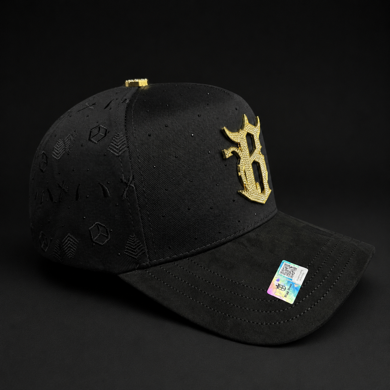 B Gold blk Cristales