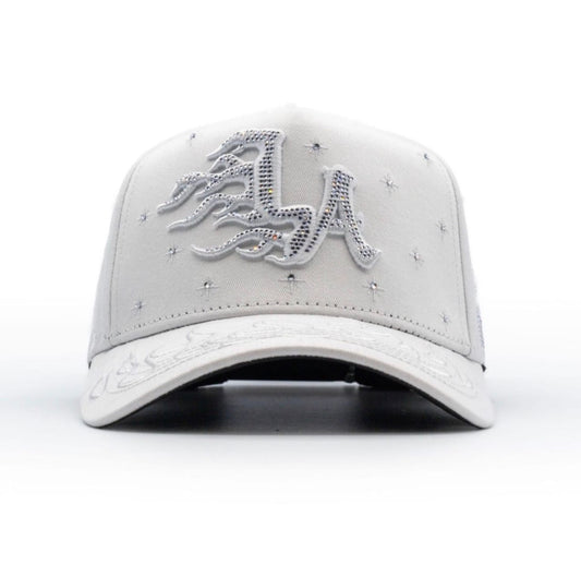 LA flames white