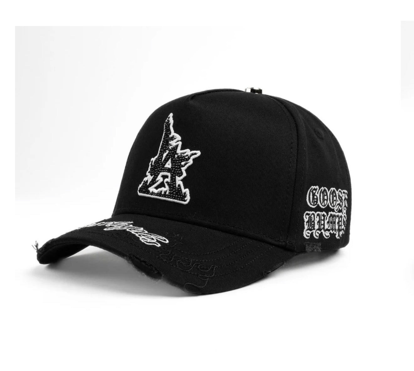 Los Angeles BLK white crystal