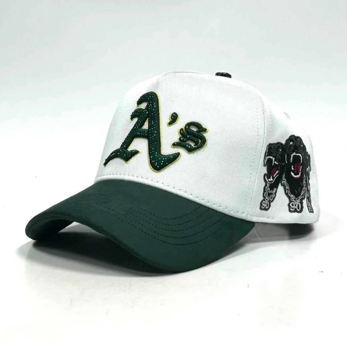As white green