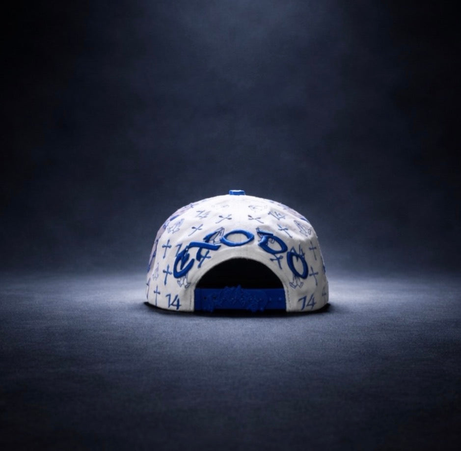 Exodo 14-14 White Blue (only hat)