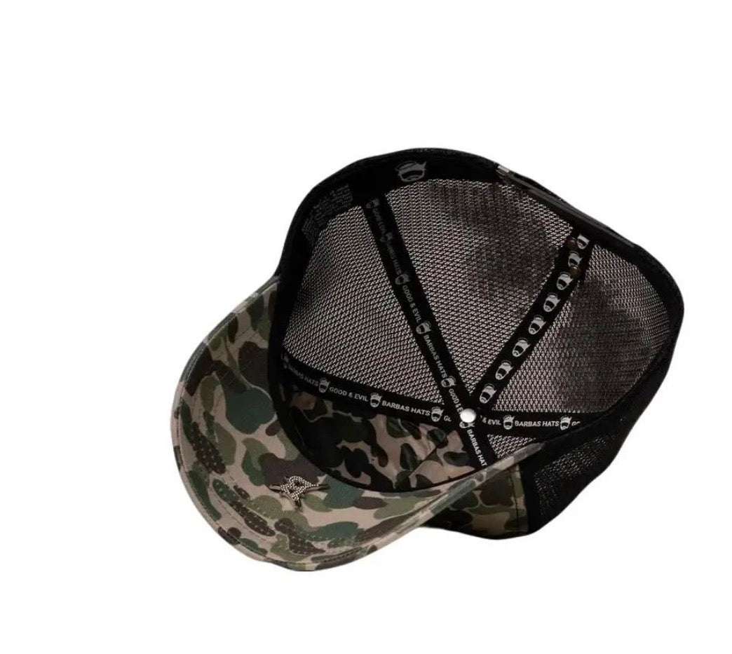 BARBAS Camo Fir Trucker
