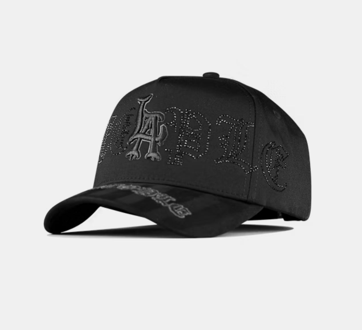 LA People Crystal  total BLK Snapback
