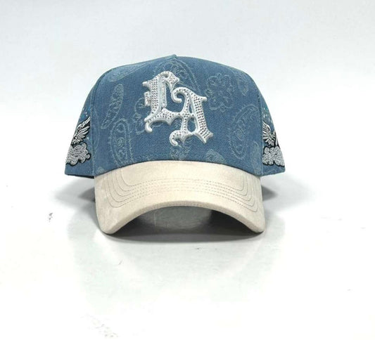 LA Blue denim white