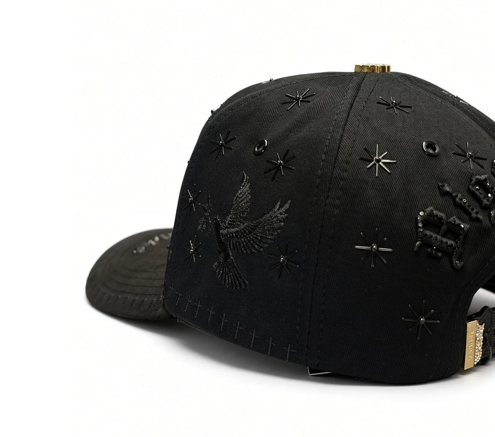 San Judas Placa Gold BLK SnapBack