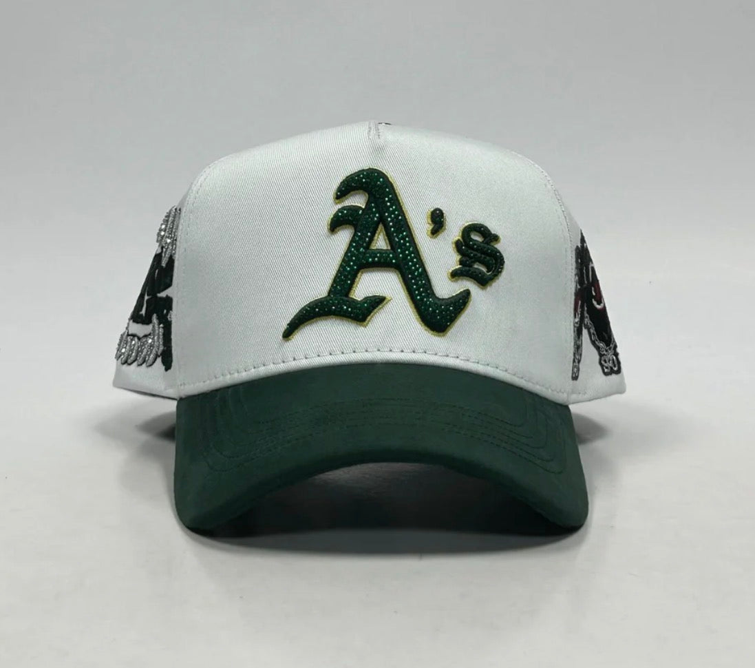 As white green