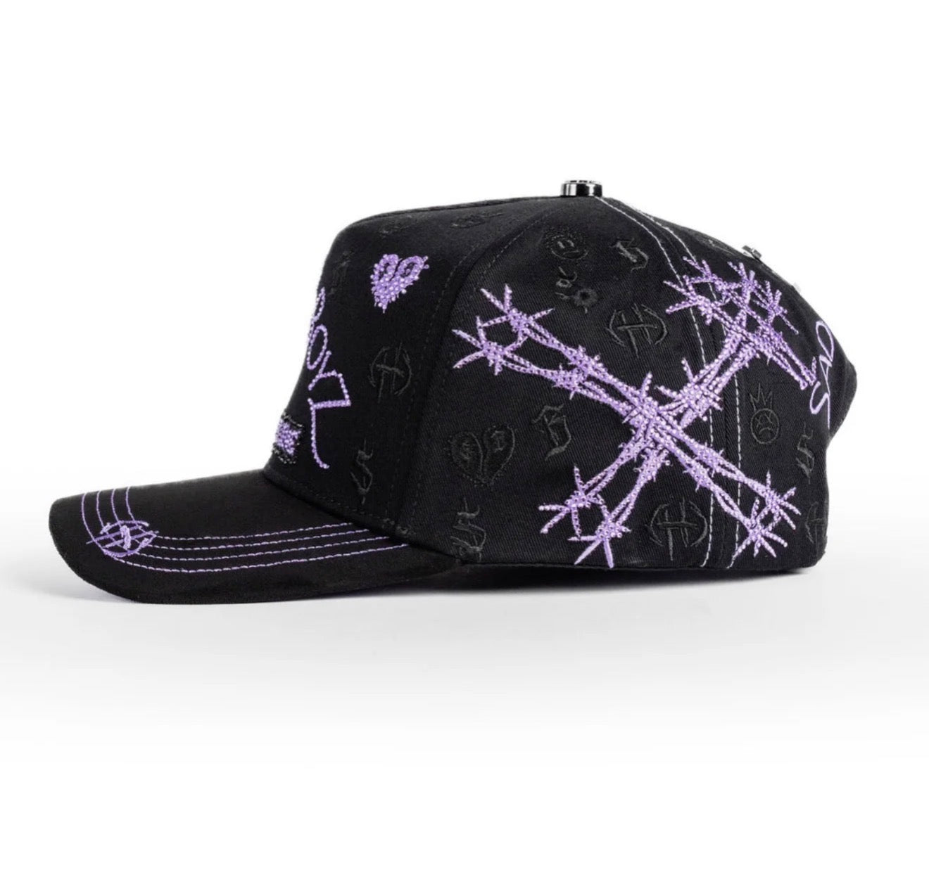 Sad Boyz crystal blk purpple