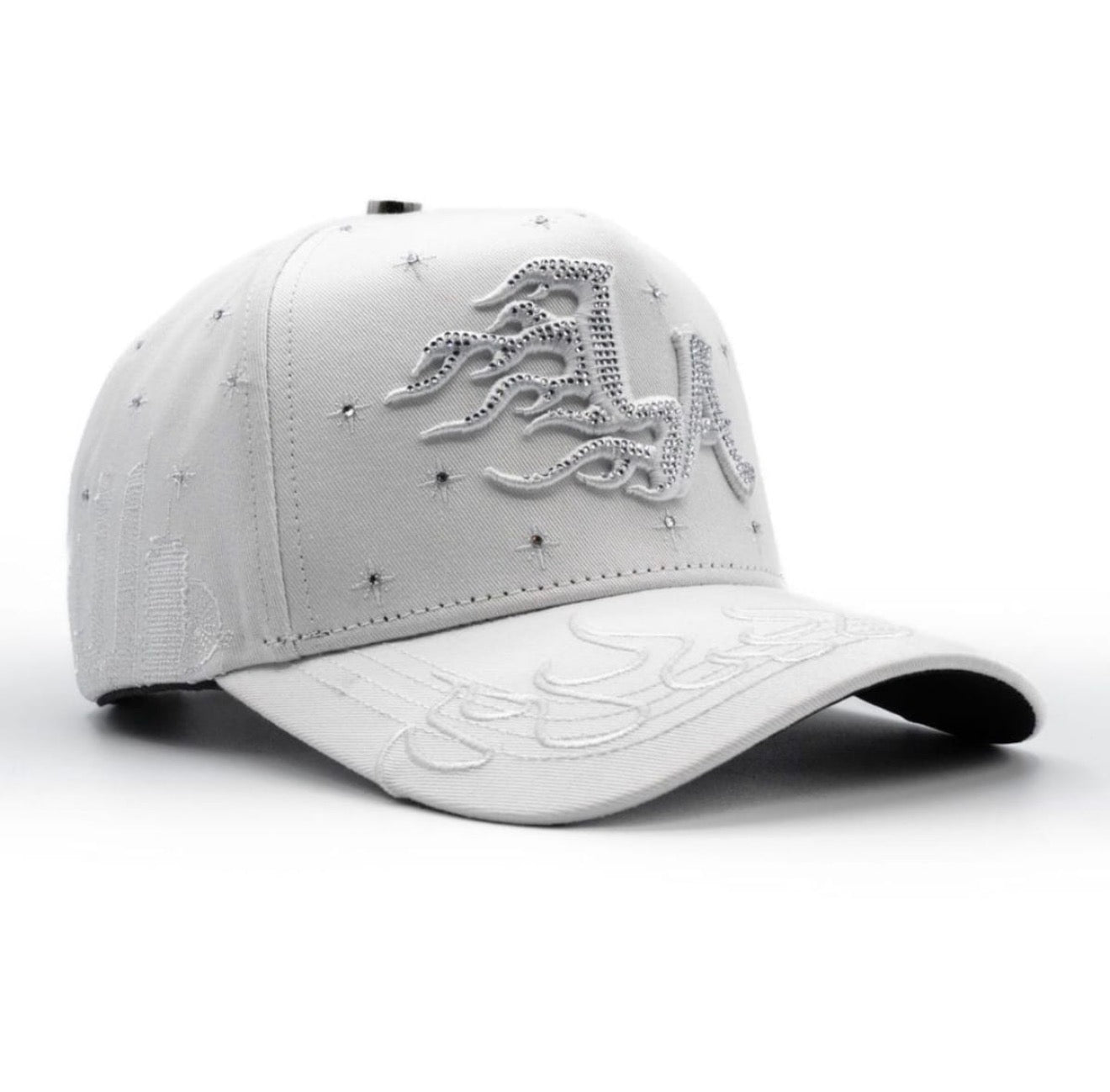 LA flames white