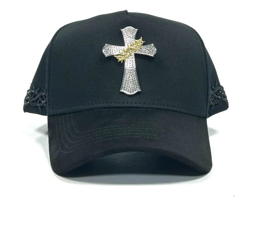 Cruz Corona SnapBack BLK Silver Gold