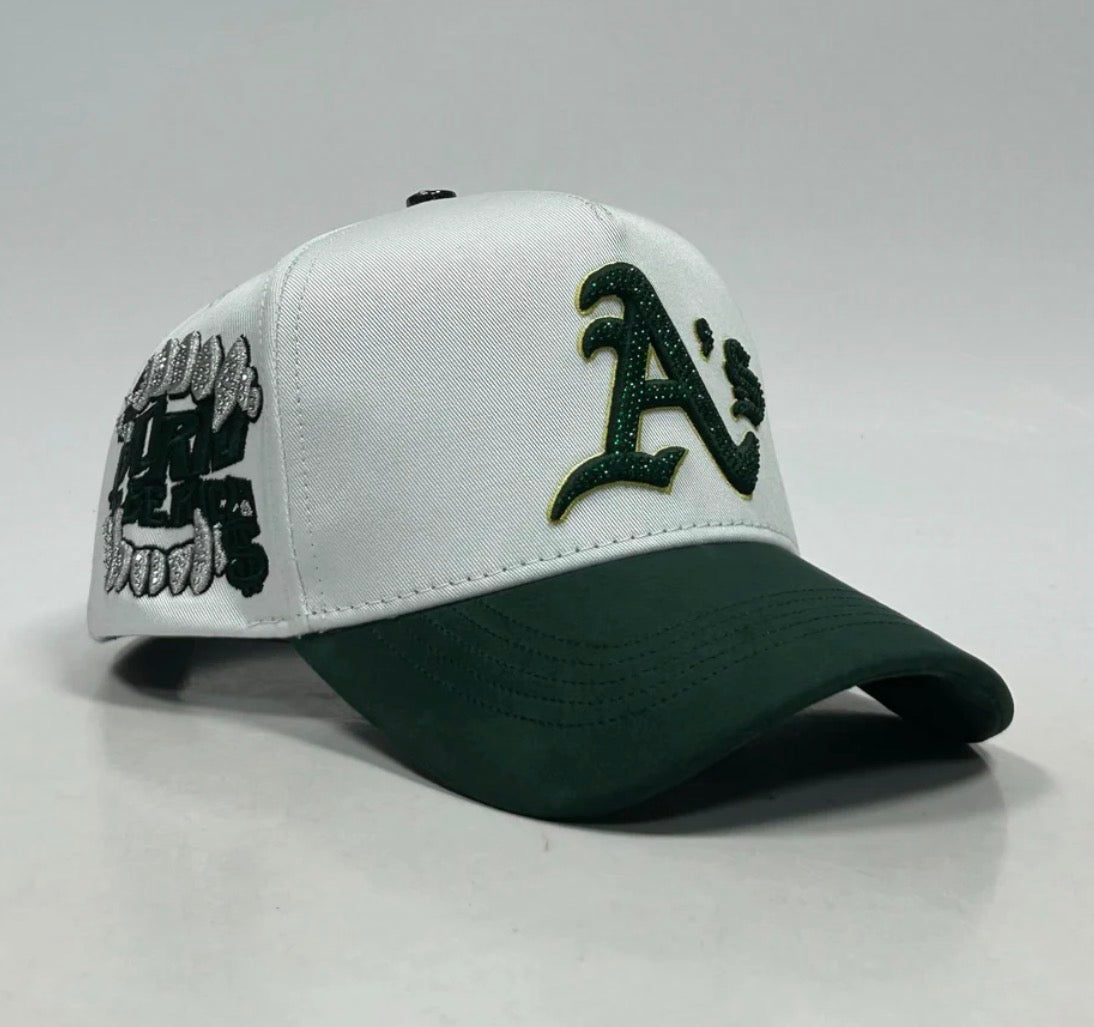 As white green