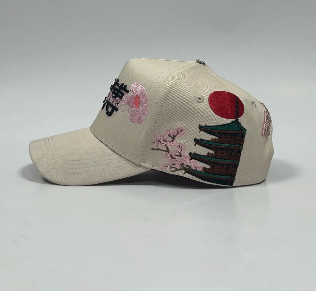 Sakura style cream SnapBack