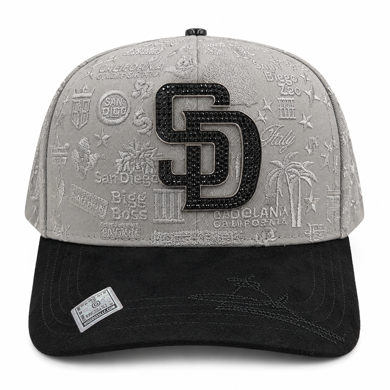 SD Placa Crystal Gray BLK Snapback