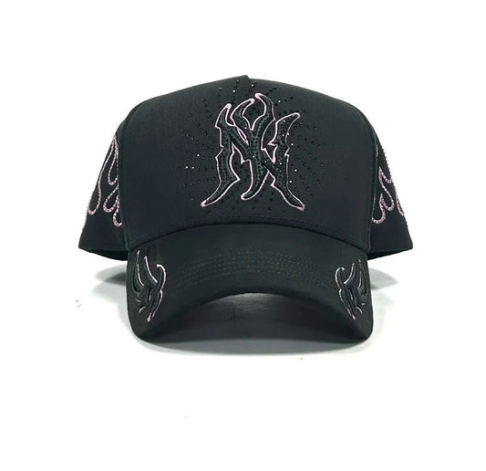 NY Fire BLK pink