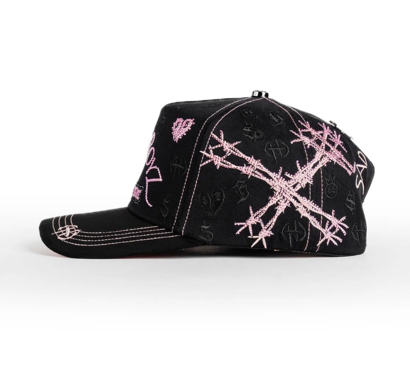 Sad Boyz crystal blk pink