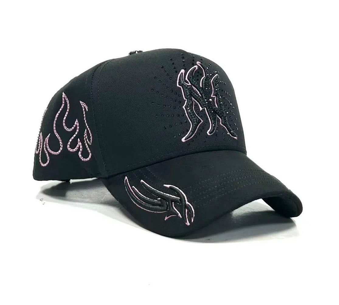 NY Fire BLK pink