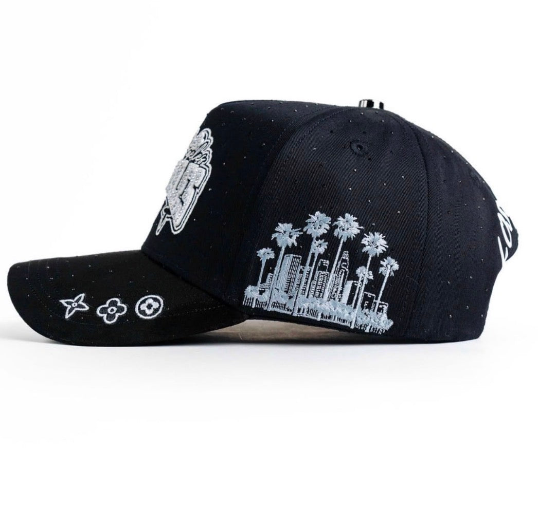 Los Angeles LV BLK white